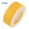 thumbnail image 3 of Unique Bargains 2 Packs Nylon Thread Twine Beading Cord 4mm Extra-Strong Braided Nylon Crafting String 3.2M/10.5 Feet, Golden, 3 of 7