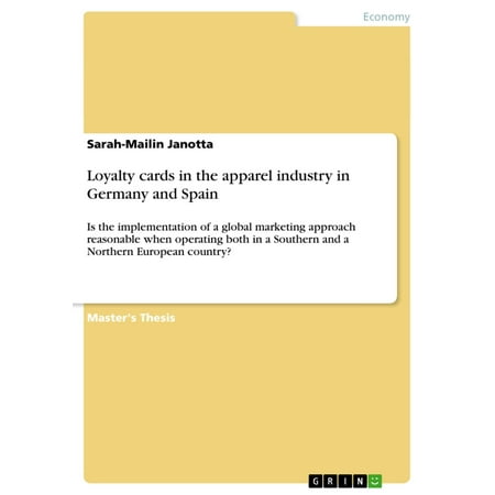 Loyalty cards in the apparel industry in Germany and Spain -