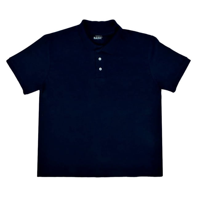 Playera Simply Basic para Hombre, Azul tipo Polo Talla EG