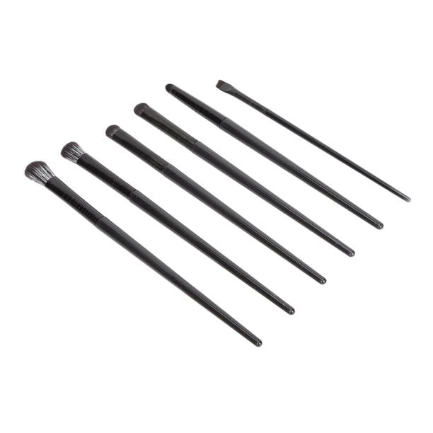 Juego De Brochas De Maquillaje De Ojos, Bolsa De Almacenamiento De Brochas De Sombra De Ojos De Fácil Coloración, 6 Piezas De Cabello Para Uso Diario