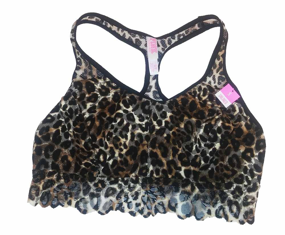 animal print bralette