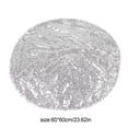 thumbnail image 3 of BNNG Sequin Tablecloth for Parties 24 Inch Round- Sparkle Glitter Laser Round Table Cover Overlay for Wedding Birthday Parties Bridal Shower Ceremony Birthday Holiday Banquet, Dessert Decor, 3 of 9