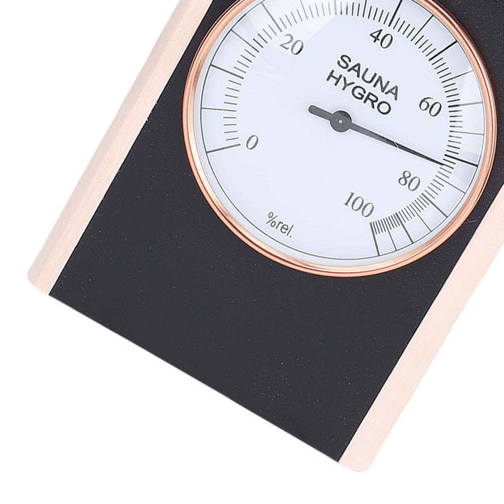 YAHHU Sauna Thermometer Hygrometer 2 in 1 Wooden Celsius Temperature and Humidity Meter for Spa Shower Sauna Room 10.43 inches / 26.5 cm