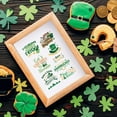 thumbnail image 2 of Clover Silicone Stamps St. Patrick's Day Clear Stamps Irish Shamrock Transparent Stamp Rubber Stamp for Card Making Spring Journaling Photo Album Journal Scrapbooking 6.2x4.3inch, 2 of 9