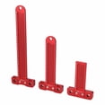 thumbnail image 2 of Red Aluminum Alloy T-Type Woodworking Scriber with Precise Positioning - T260mm Hole Ruler for Accurate Line Drawing and Plate Cutting, Lightweight 210g/7.4oz Woodworking Measuring Tool, 2 of 6