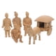 thumbnail image 2 of 6 piezas de guerreros de terracota chinos figuras guerreros hechos a mano mini caballos para feng shui y año nuevo chino decoración de figuras, 2 of 4