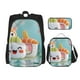 thumbnail image 1 of Disketp Kawaii Sushi Characters Delight Mochila Estampada de Gran Capacidad con Lonchera y Estuche, Set de 3 Piezas para Estudiantes, 1 of 7