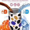 thumbnail image 3 of Leopard Print 30oz Handheld Travel Tumbler with Handle – Double Wall Stainless Steel Insulated Cup, Flip Straw Lid, Leak-Proof & BPA-Free for Hot and Cold Drinks – Durable Coffee & Juice Mug, 3 of 6