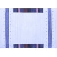 thumbnail image 1 of Ahgly Company Indoor Rectangle Solid Blue Modern Area Rugs, 8' x 12', 1 of 4