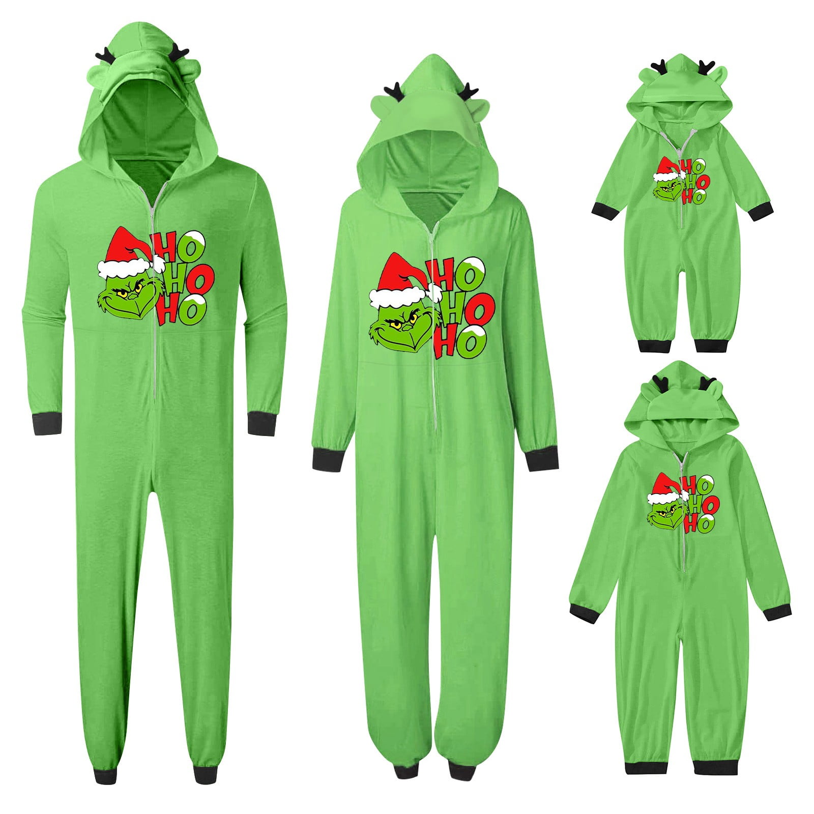 Green grinch pajamas hotsell