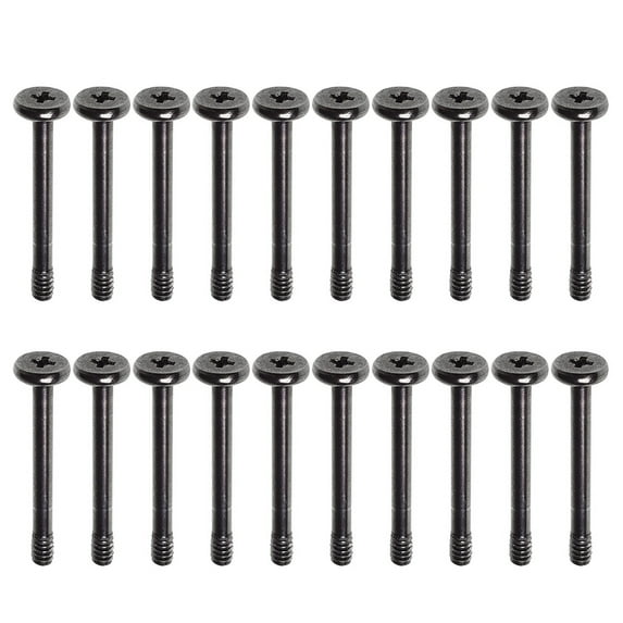 20pcs 6#-32x30mm DIY Computer PC for Case Video Card Cooler Radiator Water Cooling Fan Lengthened Phillips Flat for Head