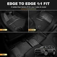 thumbnail image 2 of Floor Liners Fit for Toyota RAV4 2019-2025 (Not Fit Hybrid): All Weather Automotive Floor Mats - 1st & 2nd Row Full Set Rubber Floor Liners - Anti Skid Car Mats, 2 of 5