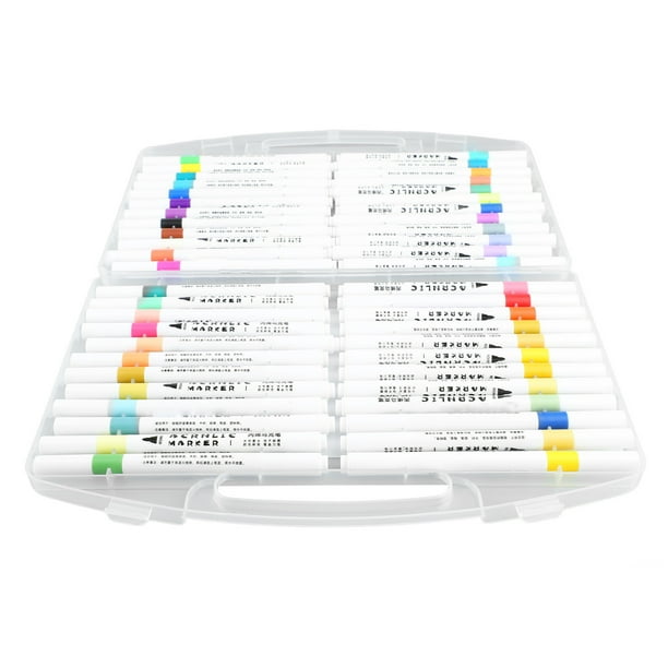 Marcadores De Pintura, Rotuladores De Pintura Acrílica De Secado Rápido, Impermeables, 48 colores, Escritura Suave Para Piedra Para Vidrio