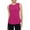 Hot Pink, variant on Women Summer Tops Yoga Top Short Sleeved Curved Hem Women's Running Sports Fitness Loose Fitting Casual T Shirt With Bottom Top Girls Crops Tops for Women for Business Casual Blouse V Neck Hot Pink M