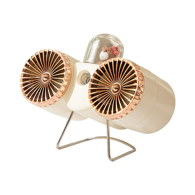 Ganfancp Ventilador Cargador Usb de Sobremesa Portátil con Agua Pulverizada Ventilador Acondicionador de Tres Velocidades Ofertas Flash 1X Ventilador
