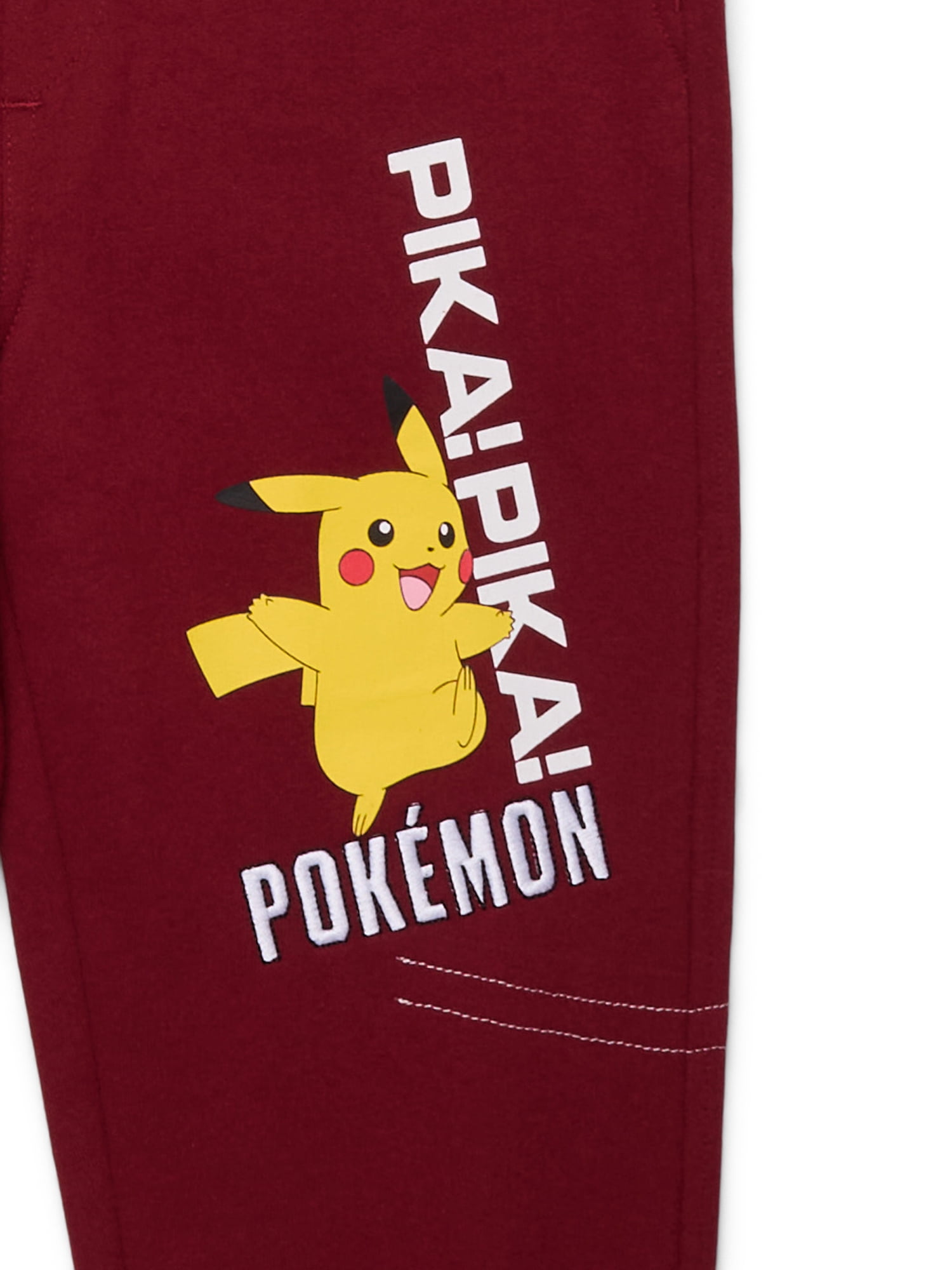 Pokemon Boys Pikachu Fleece Graphic Sweatshirt and Jogger Pants Set, 2-Piece, Sizes 4-18