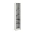 thumbnail image 4 of Tvilum Element Tall Narrow 5-Shelf Office Bookcase for Adults, White, 4 of 8