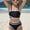 F-374Black, variant on ZHOGXU Children Girls Bkinini Sets Sleeveless Suspenders Color Block Top And Shorts Comfortable 2 Piece Swimsuit For Pool Beach,Black,Xl