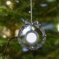 thumbnail image 4 of Creative Wreath Shape Hanging Decor Christmas Style Festive Touch Plastic Hanging Widget for Home, 4 of 9