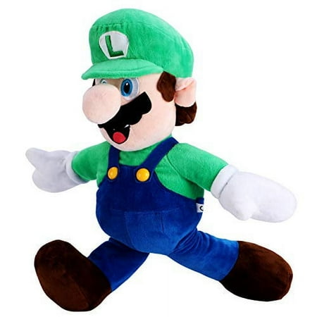 Fairzoo Super Mario Plush, Luiqi, Mario Soft Stuffed Plush Toy Green 165