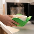 thumbnail image 6 of Microwave Heat Bowl Cover 7.48x3.54 Inches Reheating Food Pot Holder Polyester Anti-Scald Oven Mitt with Non-Slip Grip for Kitchen Cooking and Barbecue Protection, 6 of 6