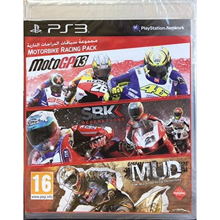 Motorbike Racing Pack: MotoGP13, SBK Generations, MUD: FIM Motocross World Championship [PlayStation 3, (Best Motorcycle Racing Game Ps3)