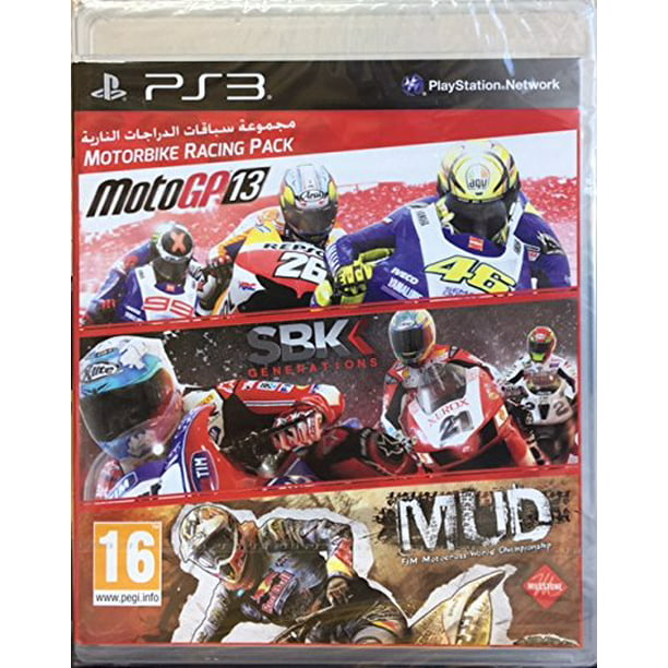 Bigote material persecucion Motorbike Racing Triple Pack:MotoGP13, SBK Generations, MUD - Playstation 3  - Walmart.com