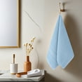 thumbnail image 2 of Unique Bargains 4 Pcs Hand Towel Set of 2 for Bathroom 13" x 29" Light Blue, 2 of 5