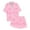 Pink, variant on Luvoko Child Casual Bow Tie Printed Pajamas For Girls Long Sleeve T Shirt Kids Outfits 14 16 Girls Clothes Girls Little Girl Winter Outfit Set 3 Month Girls Outfit 4 Piece Set 3 Month Baby Shoes