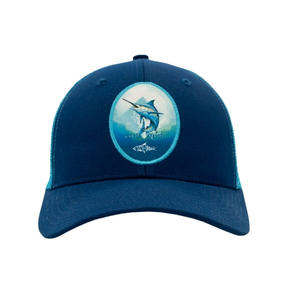 Fish N Vibe Men's Big Bill Sailfish Mesh-back Fishing Trucker Hat