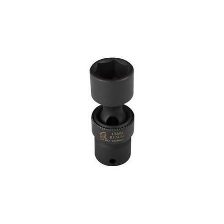 1/4" Drive 6 Point Universal Impact Socket 13mm