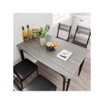 thumbnail image 3 of Dining mesa set para 4: small square mesa y 4 sillas - 5 - piece kitchen y dining room set para small spaces, 3 of 7