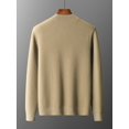 thumbnail image 2 of Suéter de hombre, cárdigan de lana de otoño e invierno, moda informal con cuello en V, chaqueta de diseño para papá, 2 of 6