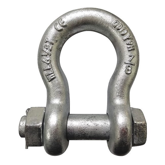 Manufacturer Varies Anchor Shackle,13,000 lb,Carbon Steel 55AY30
