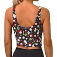 thumbnail image 3 of Naloa Rose Rabbit Sports Bras for Women, High Support Bra with Removable Pads, Comfortable - Large, 3 of 9