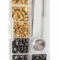 thumbnail image 3 of Botones a presión de Metal Cateissary 120x para accesorios de ropa de costura DIY oro y negro, 3 of 5