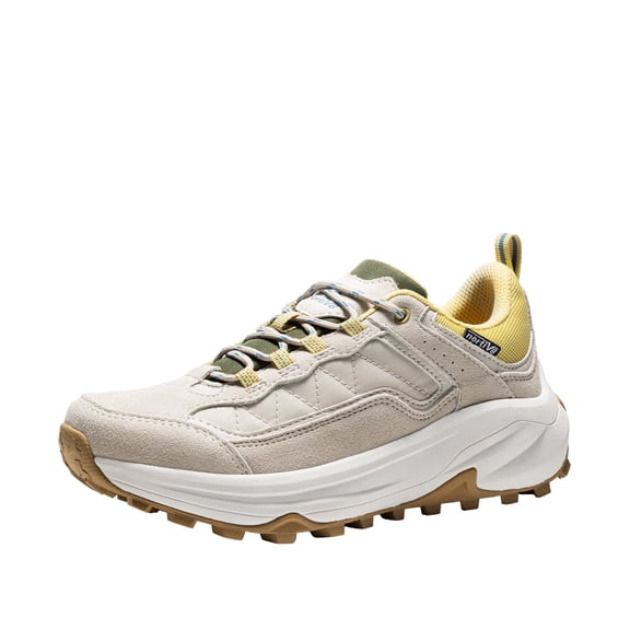 NORTIV 8 Women's Waterproof Hiking Shoes with Arch Support Outdoors Leather Walking Trekking Camping Tennis Workout Cross Training Sneakers Wicklow