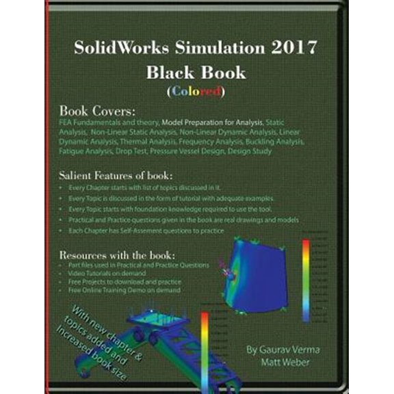 Pre-Owned SolidWorks Simulation 2017 Black Book (Colored) (Paperback)