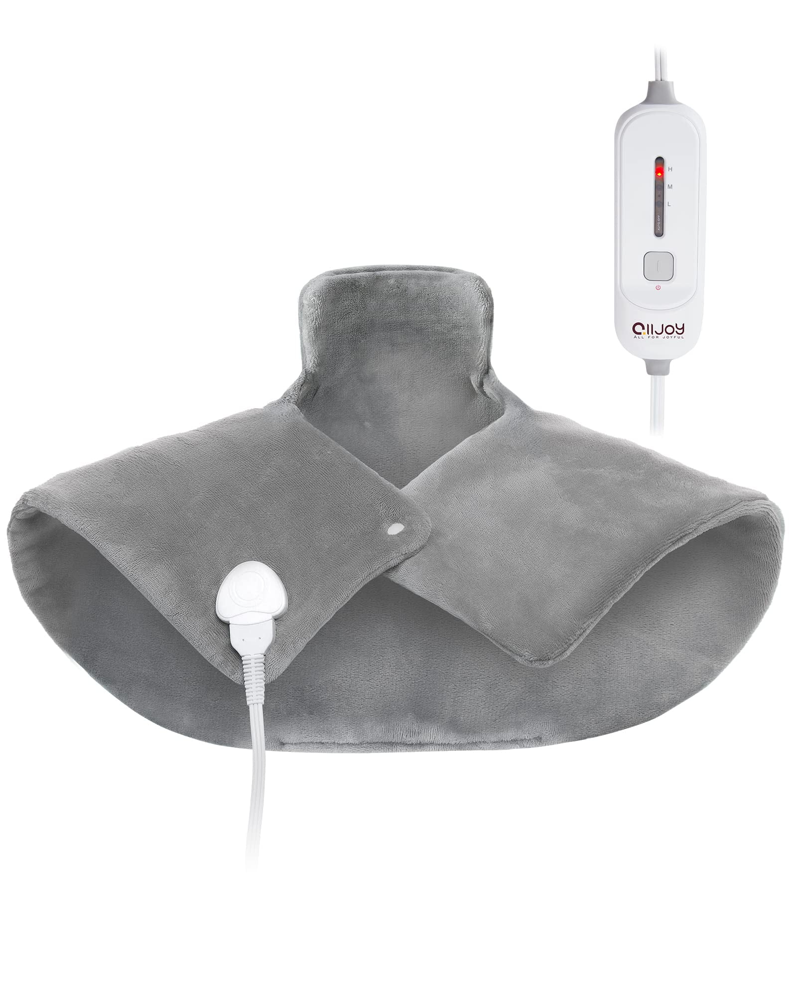 ALLJOY Heating Pad for Neck and Shoulders Pain Relief Cramps, 25"x18