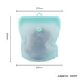 thumbnail image 3 of Sac de Rangement Alimentaire en Silicone Semi-Transparent Auto-Scellant pour Réfrigérateur de Cuisine, 3 of 12