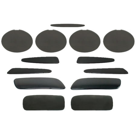 Supercharged C6 Z06 - C6 Corvette Z06 / Grand Sport / ZR1 2006-2013 Complete Blackout Kit - 13-Piece Set