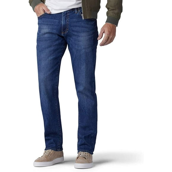Lee Mens Big Tall Performance Series Extreme Motion Straight Fit Tapered Leg Jean 46W x 29L Maddox