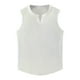 thumbnail image 5 of pstuiky Camiseta sin mangas para hombre, Top deportivo informal, transpirable, elástico y de color liso para hombre con cuello en V Chaleco de hombre s, 5 of 8