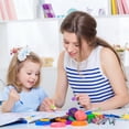 thumbnail image 3 of Miangastore Sponge Finger Painting Tools For Kids 24Pcs 1.3X0.7X0.7In Soft, 3 of 8