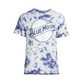 thumbnail image 5 of Blue Moon Men's & Big Men's Logo Tie Dye Short Sleeve Graphic T-Shirt, Size S-3XL, 5 of 5