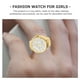 thumbnail image 5 of Reloj de reloj de moda 1pc reloj de anillo decorativo delicado joyería reloj, 5 of 6