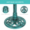 thumbnail image 4 of Pedestal para pájaros Best Choice Products, vintage, verde, 28 cm, 4 of 7
