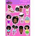 thumbnail image 1 of Autocollants Magiques pour Fille Noire, 1 of 1