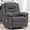DarkGrey, variant on Sfxingyou Large Power Swivel Rocker Recliner with Massage and Heat, USB Port,Overstuffed Electric Rocking Chairs Living Room(Grey)