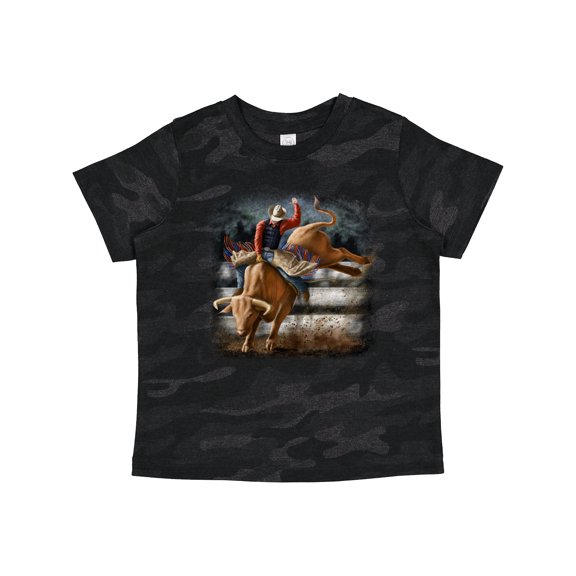 Inktastic Bull Riding Boys or Girls Toddler T-Shirt